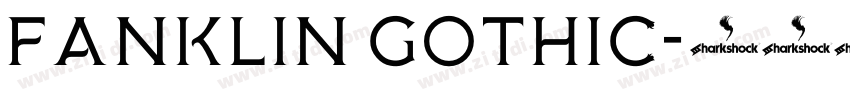Fanklin Gothic字体转换